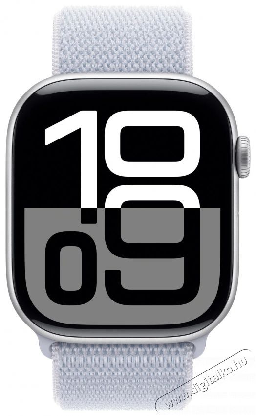 Apple Watch Series 10 42mm Silver Aluminium Case with Blue Cloud Sport Loop Mobil / Kommunik&aacute;ci&oacute; / Smart - Okos eszk&ouml;z - Okos&oacute;ra - 523638