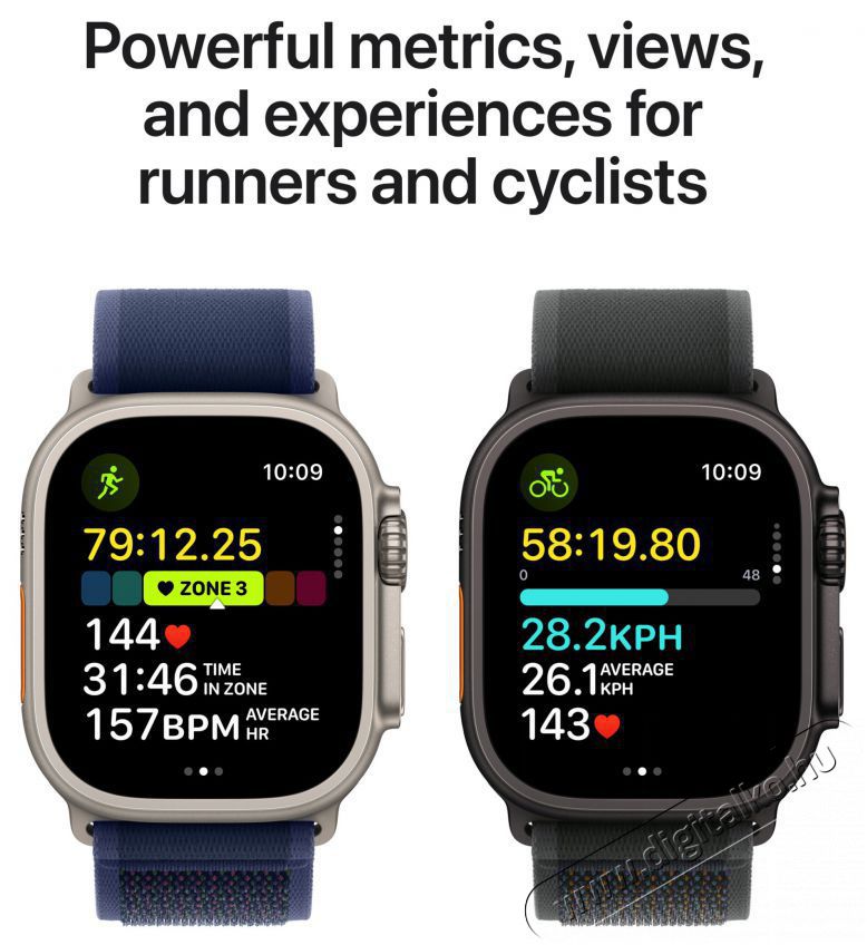 Apple Watch Ultra 2 49mm Black Titanium Case with Black Titanium Milanese Loop - M Mobil / Kommunik&aacute;ci&oacute; / Smart - Okos eszk&ouml;z - Okos&oacute;ra - 523649