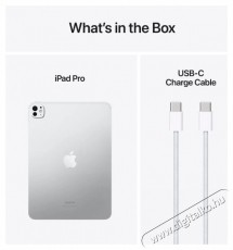 Apple iPad 11  Pro M4 Cellular 2TB nanotexturált üveg Ezüst 2024 tablet Mobil / Kommunikáció / Smart - Tablet - iOS tablet - 523739