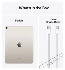 Apple iPad 13  Air M2 Cellular 512GB Csillagfény 2024 tablet Mobil / Kommunikáció / Smart - Tablet - iOS tablet - 523733