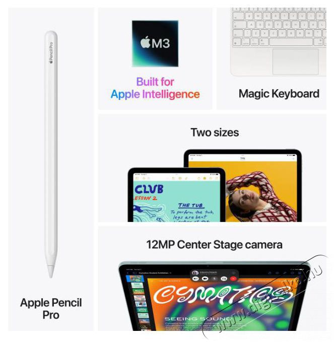 Apple iPad Air 13  2025 1TB WiFi M3 - Asztrosz&uuml;rke tablet Mobil / Kommunik&aacute;ci&oacute; / Smart - Tablet - iOS tablet - 523738