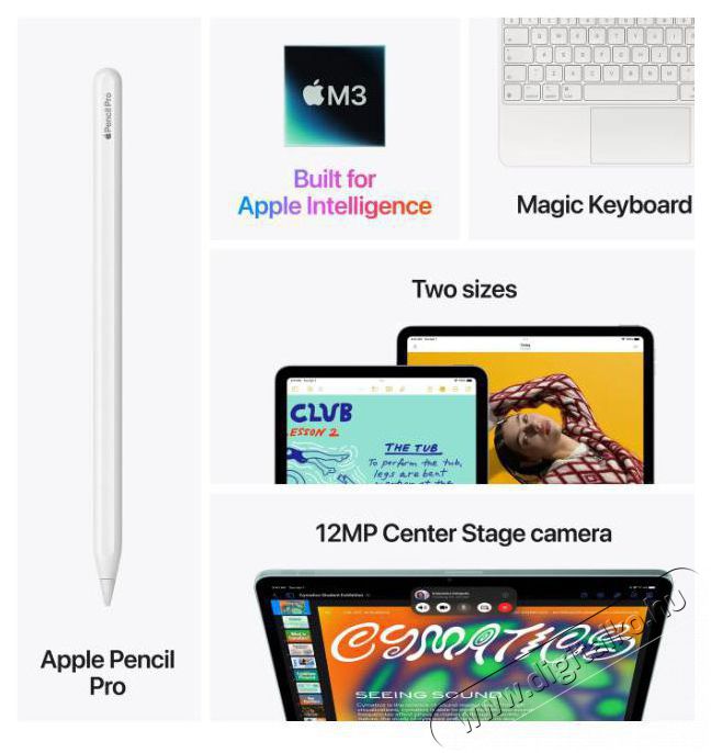 Apple iPad Air 13  2025 512GB Cellular M3 - Csillagf&eacute;ny tablet Mobil / Kommunik&aacute;ci&oacute; / Smart - Tablet - iOS tablet - 523716