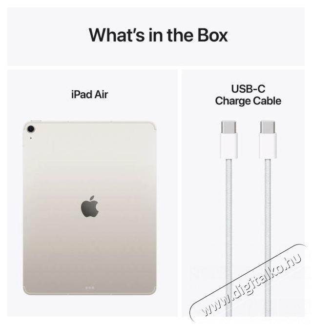 Apple iPad Air 13  2025 512GB Cellular M3 - Csillagf&eacute;ny tablet Mobil / Kommunik&aacute;ci&oacute; / Smart - Tablet - iOS tablet - 523716