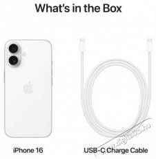 Apple iPhone 16 Plus 512GB fehér Mobil / Kommunikáció / Smart - Okostelefon - iOS - 526842