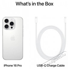Apple iPhone 16 Pro 1TB fehér titán Mobil / Kommunikáció / Smart - Okostelefon - iOS - 526847