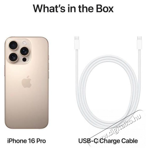 Apple iPhone 16 Pro 1TB sivatagszínű titán Mobil / Kommunikáció / Smart - Okostelefon - iOS - 526848
