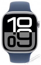 Apple Watch Series 10 42mm Silver Aluminium Case with Denim Sport Band - S/M Mobil / Kommunikáció / Smart - Okos eszköz - Okosóra - 526833