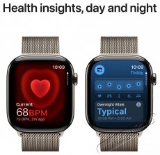 Apple Watch Series 10 46mm Cellular Natural Titanium Case with Natural Milanese Loop - S/M Mobil / Kommunik&aacute;ci&oacute; / Smart - Okos eszk&ouml;z - Okos&oacute;ra - 526834