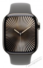 Apple Watch Series 10 42mm Cellular Natural Titanium Case with Stone Grey Sport Band - M/L Mobil / Kommunikáció / Smart - Okos eszköz - Okosóra - 523669