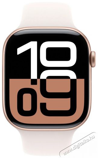 Apple Watch Series 10 46mm Cellular Rose Gold Aluminium Case with Light Blush Sport Band - M/L Mobil / Kommunik&aacute;ci&oacute; / Smart - Okos eszk&ouml;z - Okos&oacute;ra - 523673