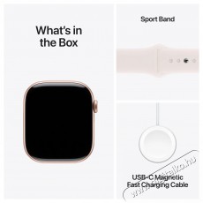 Apple Watch Series 10 46mm Cellular Rose Gold Aluminium Case with Light Blush Sport Band - M/L Mobil / Kommunik&aacute;ci&oacute; / Smart - Okos eszk&ouml;z - Okos&oacute;ra - 523673