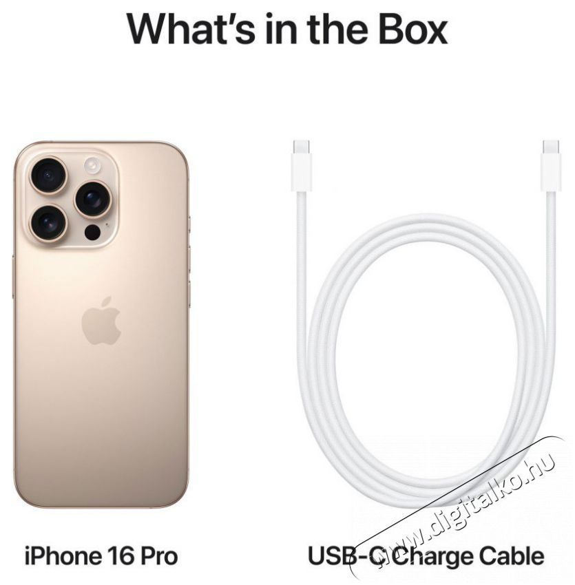 Apple iPhone 16 Pro Max 512GB sivatagszínű titán Mobil / Kommunikáció / Smart - Okostelefon - iOS - 523692