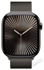 Apple Watch Series 10 46mm Cellular Slate Titanium Case with Slate Milanese Loop - S/M Mobil / Kommunik&aacute;ci&oacute; / Smart - Okos eszk&ouml;z - Okos&oacute;ra - 523660