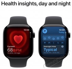 Apple Watch Series 10 46mm Cellular Natural Titanium Case with Stone Grey Sport Band - M/L Mobil / Kommunikáció / Smart - Okos eszköz - Okosóra - 523661