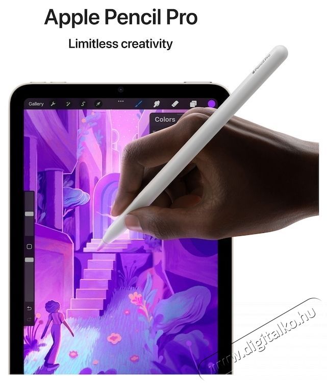 Apple iPad mini (A17 Pro) Cellular 128 GB, K&eacute;k Mobil / Kommunik&aacute;ci&oacute; / Smart - Tablet - iOS tablet - 534155