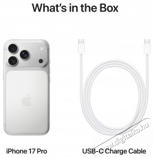 Apple iPhone 17 Pro Mobiltelefon, 1TB, 5G, Ez&uuml;st Mobil / Kommunik&aacute;ci&oacute; / Smart - Okostelefon - iOS - 535984