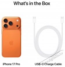 Apple iPhone 17 Pro Mobiltelefon, 1TB, 5G, Kozmosznarancs Mobil / Kommunik&aacute;ci&oacute; / Smart - Okostelefon - iOS - 535983