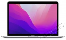 Apple MacBook Pro 13,3  laptop, Apple M2 chip 8 core CPU, 8GB, 512GB, Apple 10 core GPU, macOS, Magyar billentyűzet, Ez&uuml;st - 2022 (MNEQ3MG/A) - Iroda &eacute;s sz&aacute;m&iacute;t&aacute;stechnika - Notebook - 535994