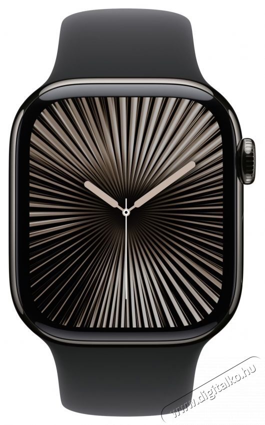 Apple Watch 10 okos&oacute;ra, GPS, Cellular, Slate Titanium tok, 42mm, Black Sport Band, M/L Mobil / Kommunik&aacute;ci&oacute; / Smart - Okos eszk&ouml;z - Okos&oacute;ra - 535991