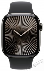 Apple Watch 10 okos&oacute;ra, GPS, Cellular, Slate Titanium tok, 42mm, Black Sport Band, M/L Mobil / Kommunik&aacute;ci&oacute; / Smart - Okos eszk&ouml;z - Okos&oacute;ra - 535991
