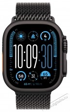 Apple Watch Ultra 2 Okos&oacute;ra, GPS, Cellular, Black Titanium tok, 49 mm, Black Titanium Milanese Loop - S Mobil / Kommunik&aacute;ci&oacute; / Smart - Okos eszk&ouml;z - Okos&oacute;ra - 535990