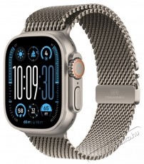 Apple Watch Ultra 2 Okos&oacute;ra, GPS, Cellular, Natural Titanium tok, 49 mm, Natural Titanium Milanese Loop - M Mobil / Kommunik&aacute;ci&oacute; / Smart - Okos eszk&ouml;z - Okos&oacute;ra - 535987