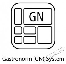 APS GN Rozsdamentes acél 1/4, 26,5 x 16,2 cm, 100 mm, 2,8 l, 81404 Konyhai termékek - Edény - Sütőedény / jénai tál - 524131