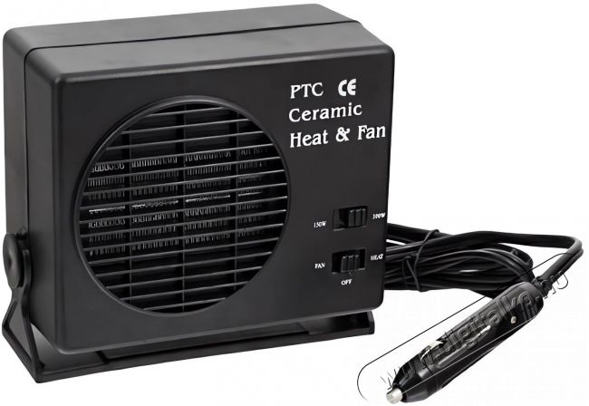 APT AG166A 2in1 Kerámia hősugárzó ventilátor, 300 W / 12 V Háztartás / Otthon / Kültér - Fűtés - Fűtőventilátoros hősugárzó - 524137