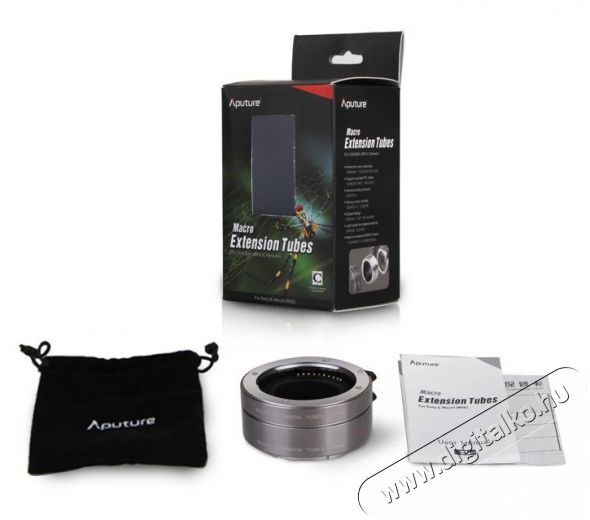 Aputure Sony NEX Közgyűrűsor (10mm, 16mm, 10mm+16mm=26mm) Fotó-Videó kiegészítők - Objektív kiegészítő - Közgyűrű - 285370