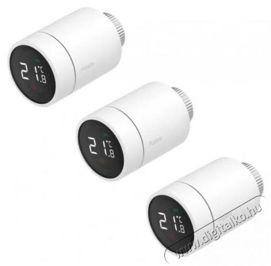 AQARA Radiator Thermostat E1 - 3db H&aacute;ztart&aacute;s / Otthon / K&uuml;lt&eacute;r - Okos otthon - Termoszt&aacute;t - 508049
