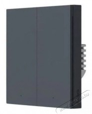 AQARA Smart Wall Switch H1 (No Neutral, Double Rocker), szürke Háztartás / Otthon / Kültér - Okos otthon - Kiegészítő - 523763