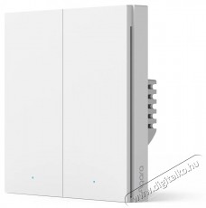 AQARA Smart Wall Switch H1 (No Neutral, Double Rocker) Háztartás / Otthon / Kültér - Okos otthon - Kiegészítő - 523762