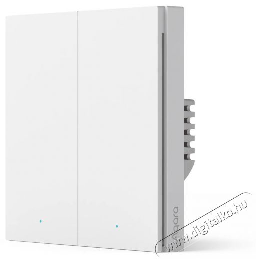 AQARA Smart Wall Switch H1 (No Neutral, Double Rocker) Háztartás / Otthon / Kültér - Okos otthon - Kiegészítő - 523762