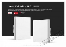 AQARA Smart Wall Switch H1 (No Neutral, Double Rocker) Háztartás / Otthon / Kültér - Okos otthon - Kiegészítő - 523762