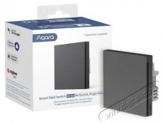 AQARA Smart Wall Switch H1 (No Neutral, Single Rocker), szürke Háztartás / Otthon / Kültér - Okos otthon - Kiegészítő - 523765