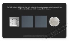 AQARA Smart Wall Switch H1 (With Neutral, Double Rocker), szürke Háztartás / Otthon / Kültér - Okos otthon - Kiegészítő - 523767