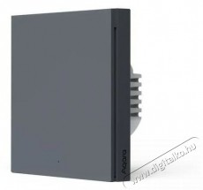 AQARA Smart Wall Switch H1 (With Neutral, Single Rocker), szürke Háztartás / Otthon / Kültér - Okos otthon - Kiegészítő - 523769