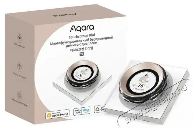 AQARA Touchscreen Dial V1 (DS-K01D) H&aacute;ztart&aacute;s / Otthon / K&uuml;lt&eacute;r - Okos otthon - Kieg&eacute;sz&iacute;tő - 523770