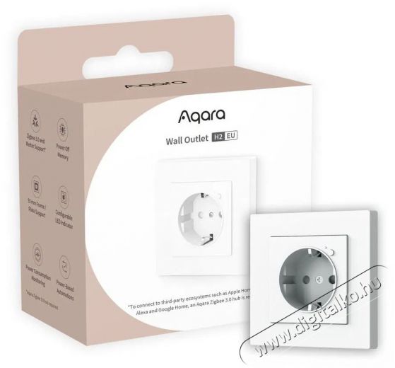 AQARA Wall Outlet H2 EU (WP-P01D) Háztartás / Otthon / Kültér - Okos otthon - Okos konnektor - 523772