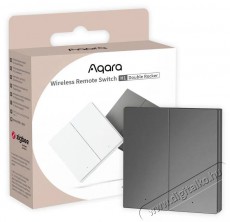 AQARA Wireless Remote Switch H1 (Double Rocker) - szürke Háztartás / Otthon / Kültér - Okos otthon - Kiegészítő - 523774