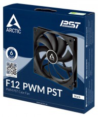 ARCTIC F12 PWM PST 120mm fekete ventilátor Iroda és számítástechnika - Számítógép tartozék - Ventilátor - 507425