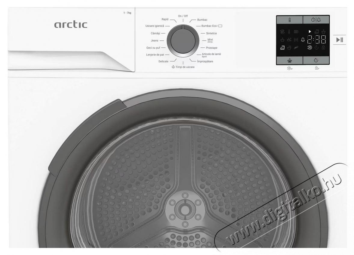 ARCTIC A2T17239W Hőszivatty&uacute;s sz&aacute;r&iacute;t&oacute;g&eacute;p, 7 kg, 15 program, D energiaoszt&aacute;ly, Aqua Surf, Feh&eacute;r H&aacute;ztart&aacute;s / Otthon / K&uuml;lt&eacute;r - Mos&oacute;g&eacute;p / sz&aacute;r&iacute;t&oacute;g&eacute;p - Sz&aacute;r&iacute;t&oacute;g&eacute;p - 536010