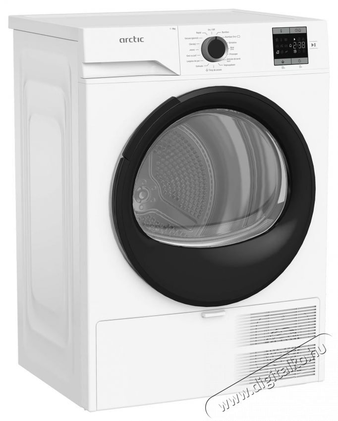 ARCTIC A2T18239W Hőszivatty&uacute;s sz&aacute;r&iacute;t&oacute;g&eacute;p, 8 kg, 15 program, D energiaoszt&aacute;ly, feh&eacute;r H&aacute;ztart&aacute;s / Otthon / K&uuml;lt&eacute;r - Mos&oacute;g&eacute;p / sz&aacute;r&iacute;t&oacute;g&eacute;p - Sz&aacute;r&iacute;t&oacute;g&eacute;p - 536021