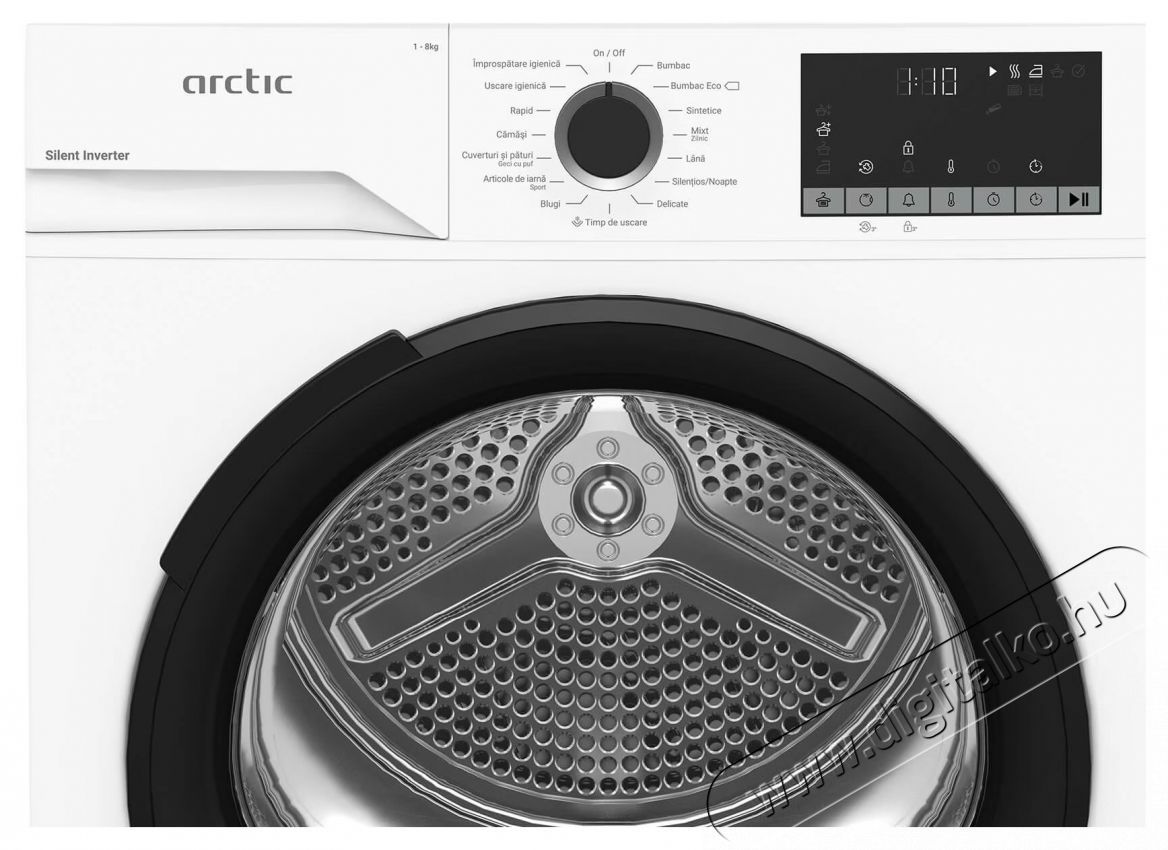 ARCTIC A2T28249W Hőszivatty&uacute;s sz&aacute;r&iacute;t&oacute;g&eacute;p, 8 kg, 15 program, C energiaoszt&aacute;ly, Silent Inverter Motor, Aqua Surf, Feh&eacute;r H&aacute;ztart&aacute;s / Otthon / K&uuml;lt&eacute;r - Mos&oacute;g&eacute;p / sz&aacute;r&iacute;t&oacute;g&eacute;p - Sz&aacute;r&iacute;t&oacute;g&eacute;p - 536012