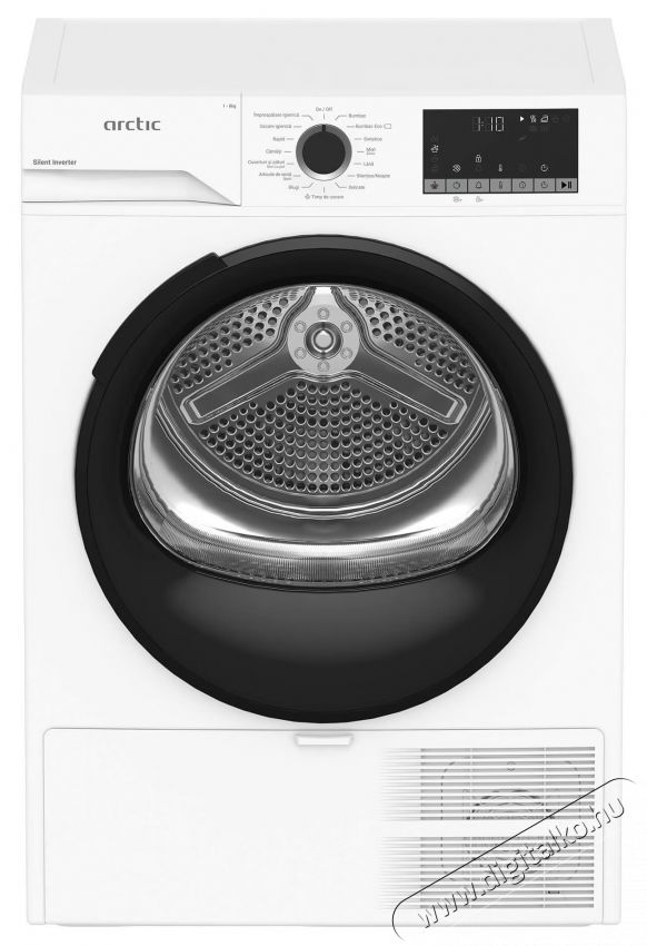 ARCTIC A2T28249W Hőszivatty&uacute;s sz&aacute;r&iacute;t&oacute;g&eacute;p, 8 kg, 15 program, C energiaoszt&aacute;ly, Silent Inverter Motor, Aqua Surf, Feh&eacute;r H&aacute;ztart&aacute;s / Otthon / K&uuml;lt&eacute;r - Mos&oacute;g&eacute;p / sz&aacute;r&iacute;t&oacute;g&eacute;p - Sz&aacute;r&iacute;t&oacute;g&eacute;p - 536012