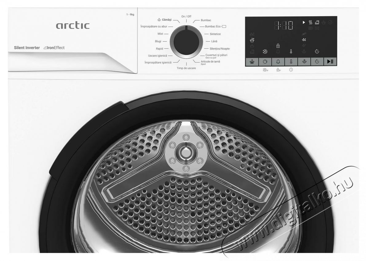 ARCTIC A2T29253W Hőszivatty&uacute;s sz&aacute;r&iacute;t&oacute;g&eacute;p, 9 kg, 15 program, C energiaoszt&aacute;ly, Silent Inverter Motor, Aqua Surf, Feh&eacute;r H&aacute;ztart&aacute;s / Otthon / K&uuml;lt&eacute;r - Mos&oacute;g&eacute;p / sz&aacute;r&iacute;t&oacute;g&eacute;p - Sz&aacute;r&iacute;t&oacute;g&eacute;p - 536007