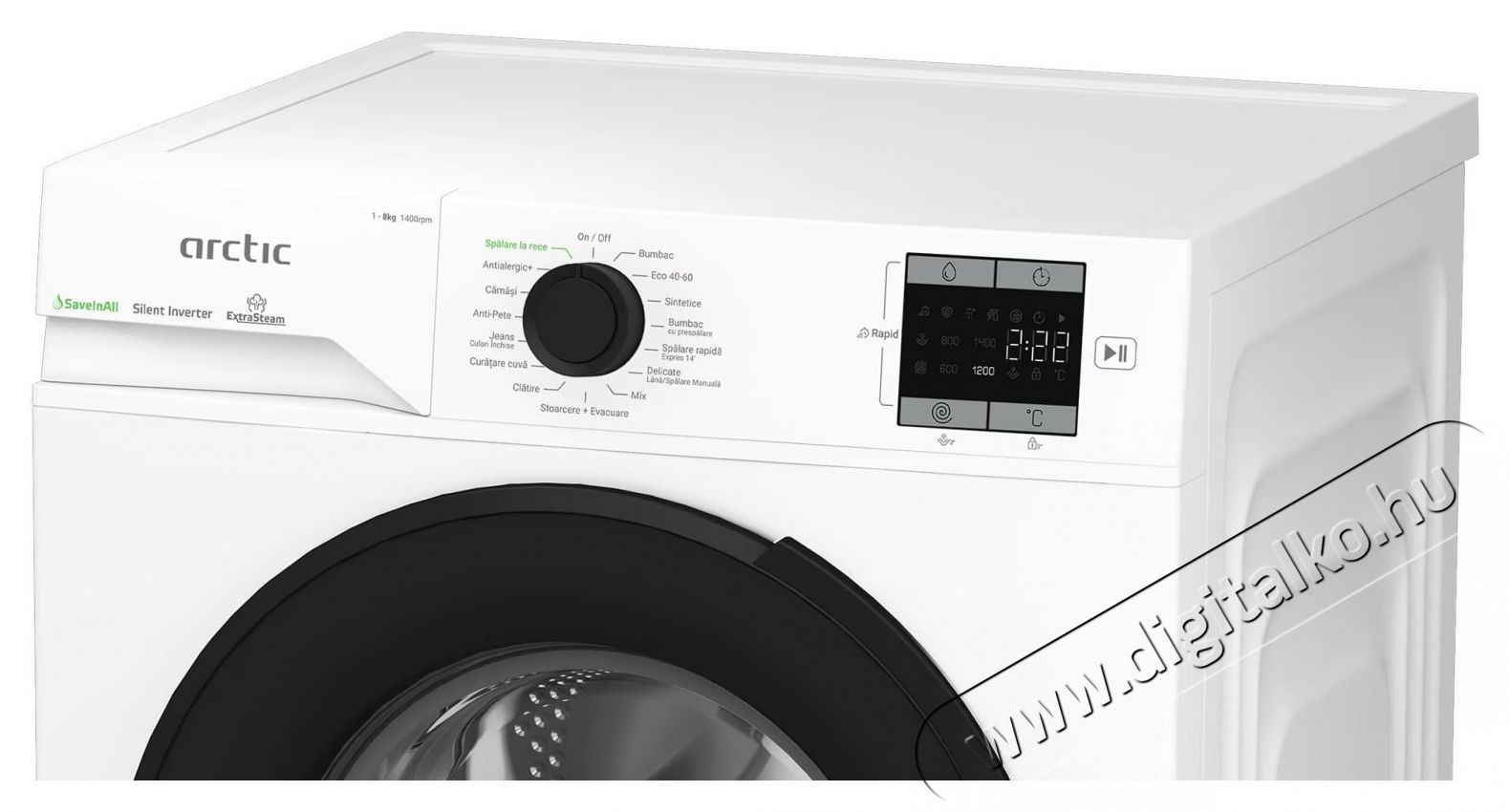 ARCTIC APLM1WFSU18410W, mos&oacute;g&eacute;p 7 kg, 1200 ford./perc, A energiaoszt&aacute;ly, Motor csendes inverter, &uacute;jrahasznos&iacute;tott k&aacute;d, gyors/intenz&iacute;v, gőz, előmos&aacute;s, gyerekz&aacute;r, bőv&iacute;tő, feh&eacute;r H&aacute;ztart&aacute;s / Otthon / K&uuml;lt&eacute;r - Mos&oacute;g&eacute;p / sz&aacute;r&iacute;t&oacute;g&eacute;p - El&ouml;lt&ouml;ltős norm&aacute;l (60cm-ig) mos&oacute;g&eacute;p - 536016