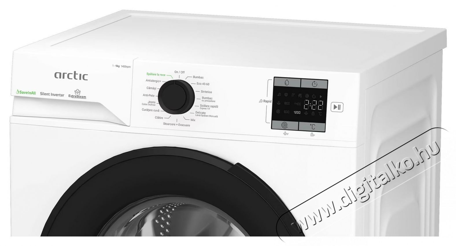 ARCTIC APLM1WFSU19410W, Mos&oacute;g&eacute;p, 9 kg, 1400 RPM, A energiaoszt&aacute;ly, Motor csendes inverter, &Uacute;jrahasznos&iacute;tott k&aacute;d, Gyerekz&aacute;r, Kieg&eacute;sz&iacute;tő, Feh&eacute;r H&aacute;ztart&aacute;s / Otthon / K&uuml;lt&eacute;r - Mos&oacute;g&eacute;p / sz&aacute;r&iacute;t&oacute;g&eacute;p - El&ouml;lt&ouml;ltős norm&aacute;l (60cm-ig) mos&oacute;g&eacute;p - 536023