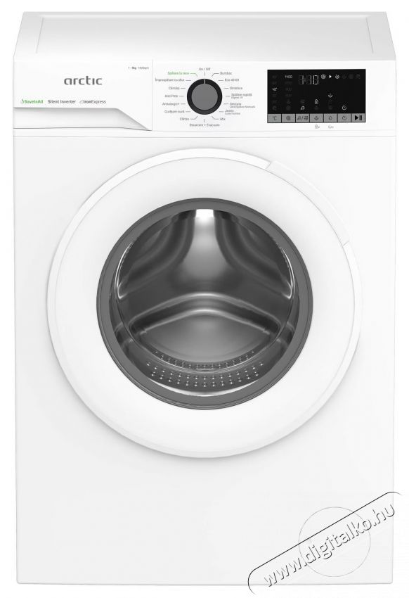 ARCTIC APLM2WFSU29412W, Mos&oacute;g&eacute;p, 9 kg, 1400 RPM, A energiaoszt&aacute;ly, Motor csendes inverter, ExtraSteam, IronExpress, Gyors/Intenz&iacute;v, Gőz, V&iacute;z m&oacute;d, Gyerekz&aacute;r, Add-In, Feh&eacute;r H&aacute;ztart&aacute;s / Otthon / K&uuml;lt&eacute;r - Mos&oacute;g&eacute;p / sz&aacute;r&iacute;t&oacute;g&eacute;p - El&ouml;lt&ouml;ltős norm&aacute;l (60cm-ig) mos&oacute;g&eacute;p - 536018