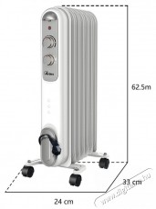 Ardes 4R07S Olajradiátor Háztartás / Otthon / Kültér - Fűtés - Olajradiátor - 524174